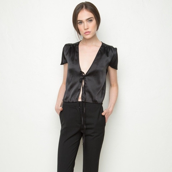 Brandy Melville Tops - Brandy Melville Leesa Silky Top